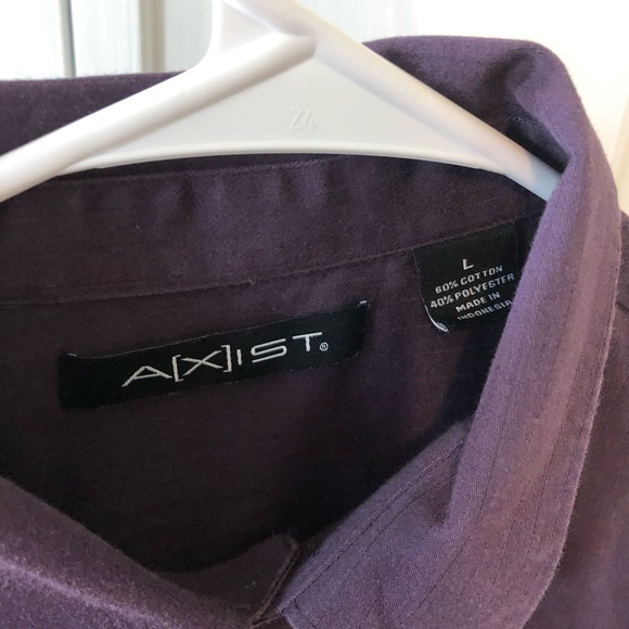Axist purple button up - Picture 2 of 3